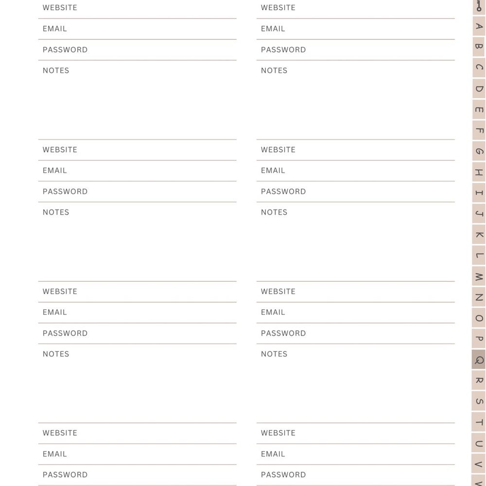 Password Book - Picture 2 of 2